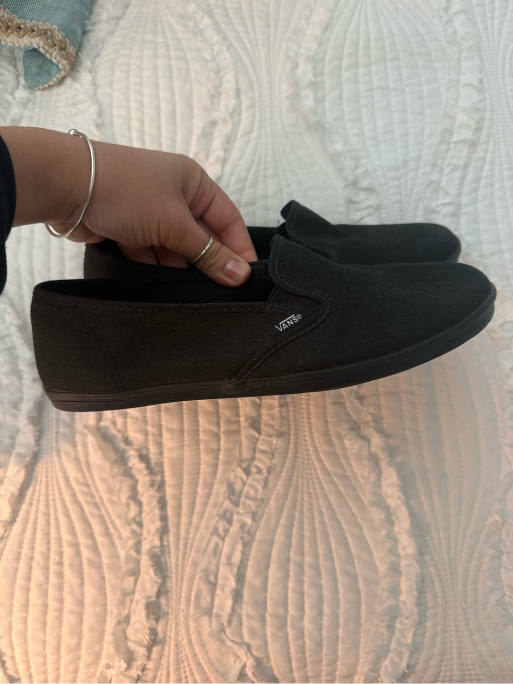 Vans Classic Slip-On Canvas Loafer - Black - Picture 3 of 5